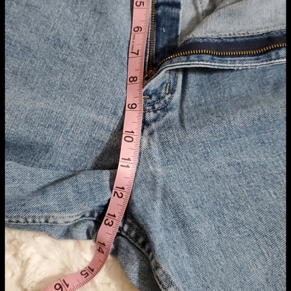 CHIC by H-I-S High rise 'Mom Jeans' 80s size 10 tall retro thick denim - Picture 8 of 13